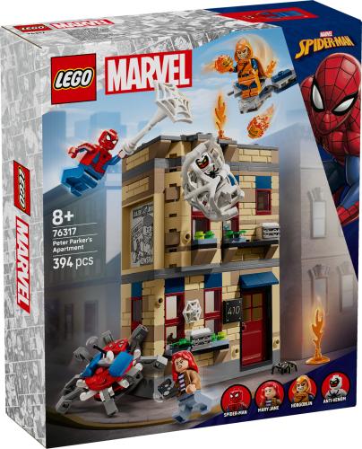 LEGO Marvel Peter Parker’s Apartment Super Hero Battle Building Toy 76317