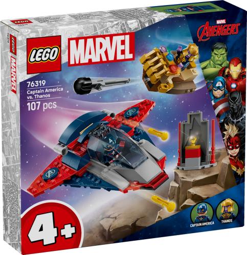 LEGO Marvel Captain America vs. Thanos with 2 Minifigures 76319