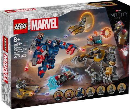 LEGO Marvel Avengers: Endgame Thor vs. Chitauri Super Hero Action 76322