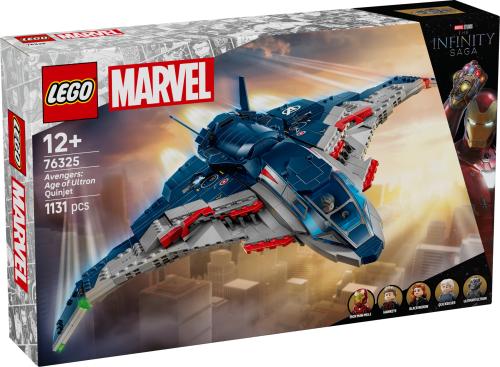 LEGO Marvel Avengers: Age of Ultron Quinjet, Kids’ Building Kit 76325