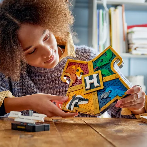 LEGO\u00ae Harry Potter\u2122 Hogwarts\u2122 House Crest Building Toy 76462