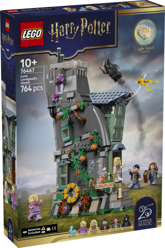 LEGO Harry Potter Luna Lovegood\u2019s House Building Toy 76467