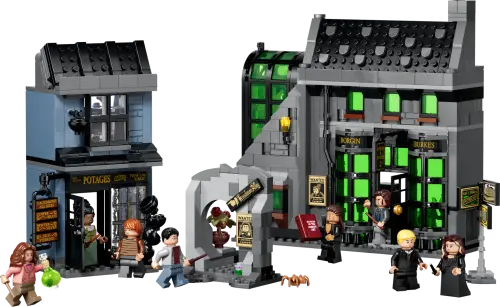 LEGO\u00ae Harry Potter\u2122 Knockturn Alley\u2122 Wizarding Shops 76471 - Build & Play