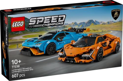 LEGO  Speed Champions Lamborghini Revuelto & Huracán STO 77238