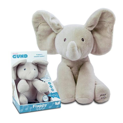 Official Baby GUND Flappy the Elephant Interactive and Musical Cuddly Plush