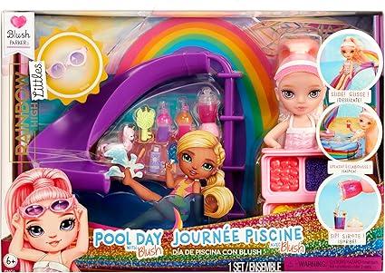 Rainbow High Littles: Pool Day with Blue Playset