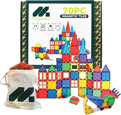 Magnetic Tiles 70 Piece Building Set