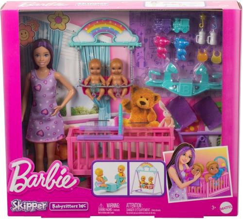 Barbie Skipper Doll & Nursery Playset