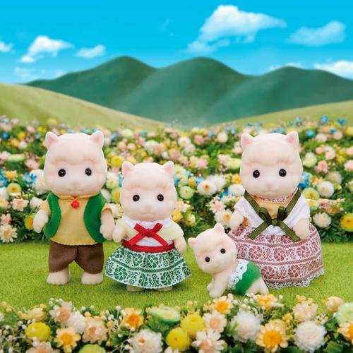 Sylvanian Families Woolly Alpaca Family