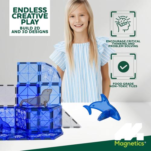 Magnetic Tiles Sea Life Set 30pc