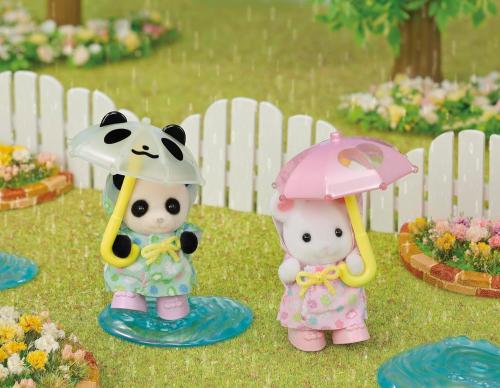 Sylvanian Families Nursery Friends Rainy Day Duo