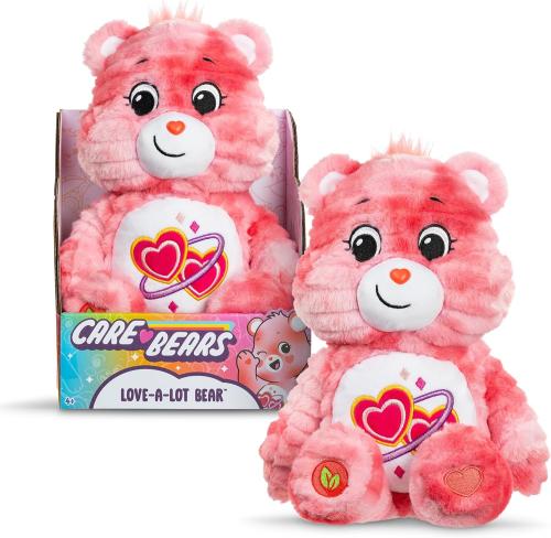 Care Bears™ 35cm Colour Splash Plush – Love-A-Lot Bear