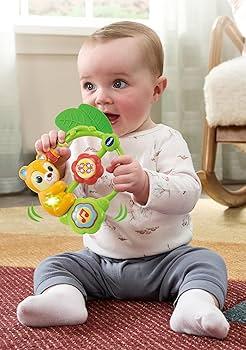 VTech Shaking Sounds Bear Rattle Baby Musical Teether Toy - VTech - Fagan Toys