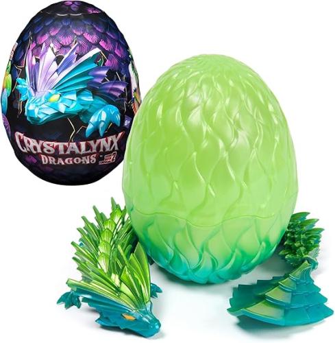CrystaLynx Dragons Collectible Articulated Dragon Toy Figure