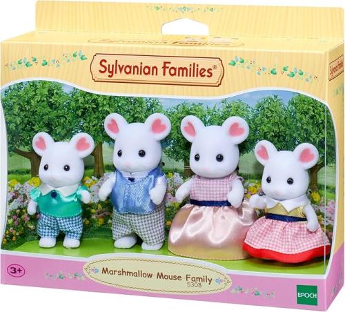 Sylvanian Families Marshmallow Mouse Family -  - Fagan Toys