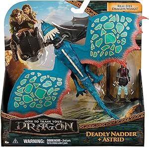 Dreamworks Dragons How to Train Your Dragon Deadly Nadder & Astrid Viking Duo Action Figures