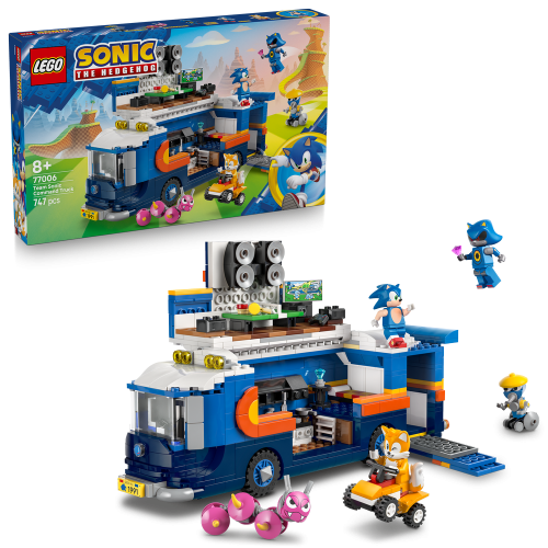 LEGO Sonic the Hedgehog Team Sonic Command Truck Toy Gaming Merch 77006