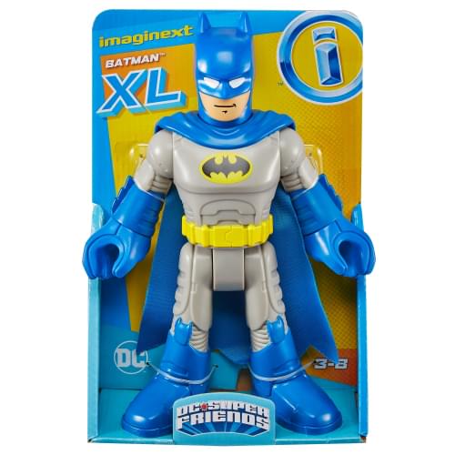 Fisher Price Imaginext DC Super Friends Large Scale Batman XL Blue Suit