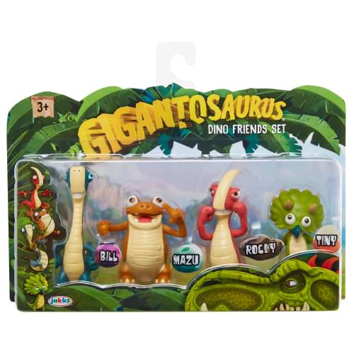 Gigantosaurus Figures 4 Pack, Dinosaur Toys
