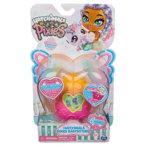 Hatchimals Pixies, Shimmer Babies Babysitter with Baby Hatchimal