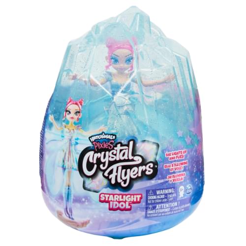 Hatchimals Pixies, Crystal Flyers Starlight Idol Magical Flying Pixie Toy with Lights