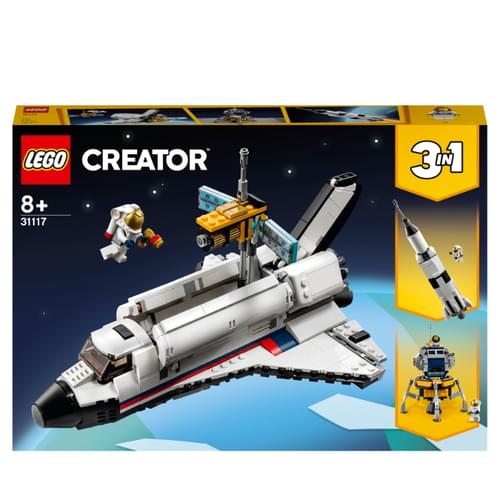 LEGO Creator 3in1 Space Shuttle Adventure Set 31117