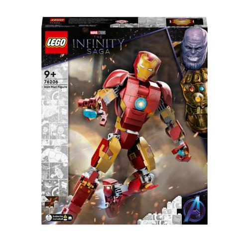 LEGO Marvel Iron Man Figure Building, Infinity Saga 76206