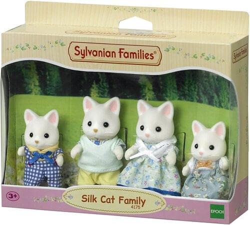 Sylvanian Families Silk Cat Family