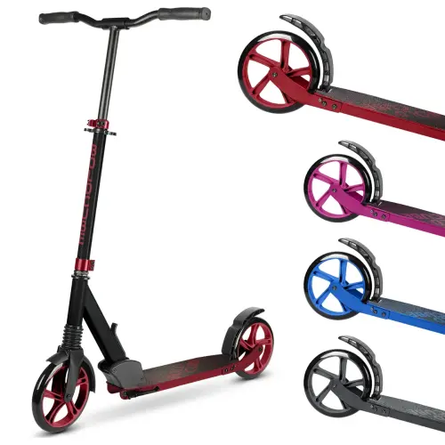 BOLDCUBE Big 2 Wheel Scooter Burgundy -  - Fagan Toys