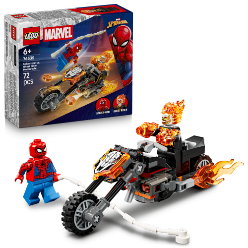 LEGO Marvel Spider-Man vs. Ghost Rider Motorcycle 76335