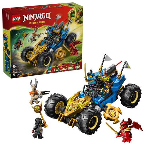 LEGO NINJAGO Jay’s Transforming Car Racing Toy 71856