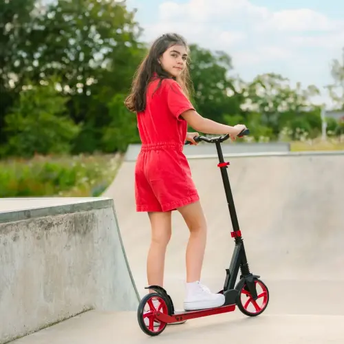BOLDCUBE Big 2 Wheel Scooter Burgundy