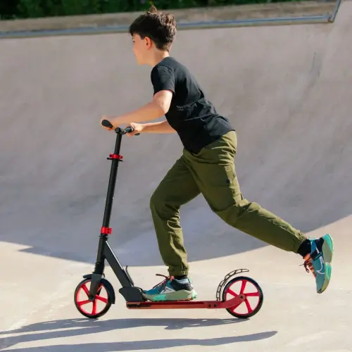 BOLDCUBE Big 2 Wheel Scooter Burgundy -  - Fagan Toys