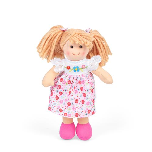 Bigjigs Toys Georgia Doll - Small Soft Plush Ragdoll