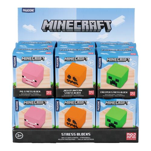 Minecraft Stress Blocks Assortment - Schleich - Fagan Toys