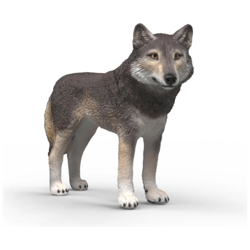 Schleich Wild Life Grey Wolf Realistic Toy Figure 14991