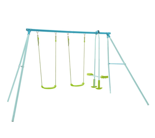 TP Toys Triple Metal Swing Set with Glider Swing Seat - Toymaster - Fagan Toys