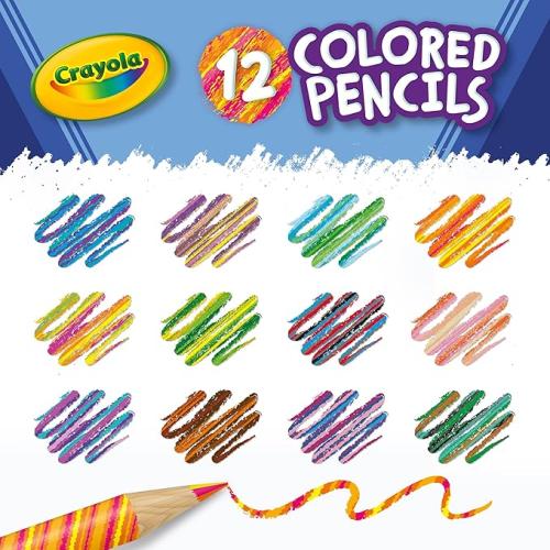 Crayola 12 Swirl Coloured Pencils - Crayola - Fagan Toys