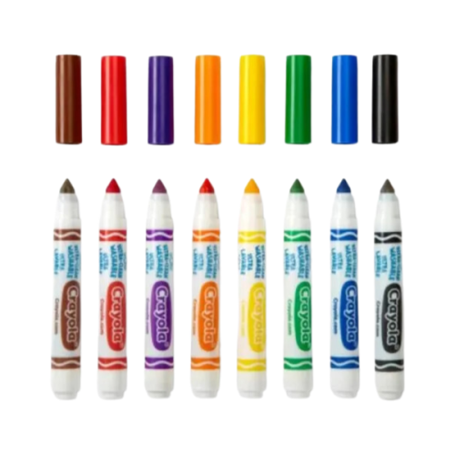 Crayola 8 Ultra Clean Washable Broad Markers Eco