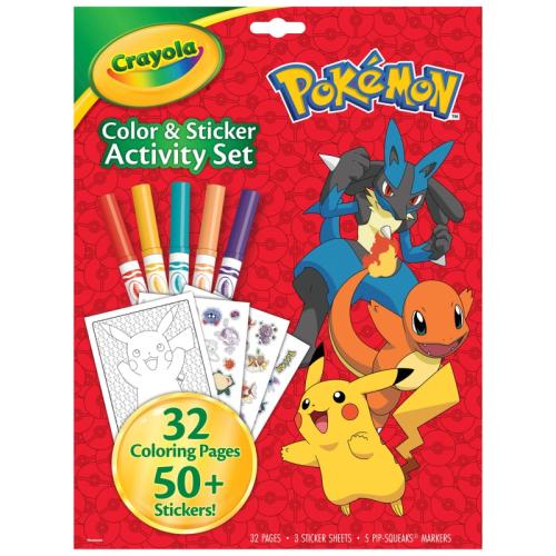Crayola Pokemon Colour and Activity Set