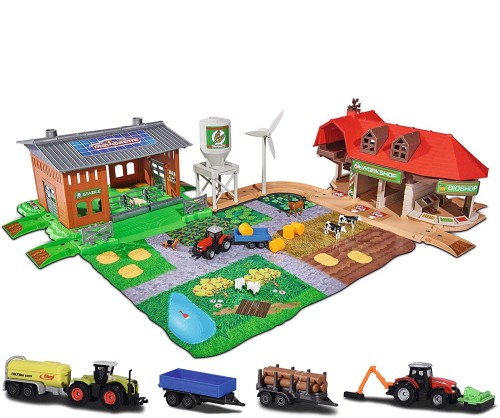 Creatix Big Farm Playset with 5 Die-Cast Farm Machinery Vehicles - WAS EU51.99