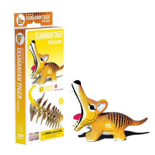 EUGY Tasmanian Tiger 3D Model Kit