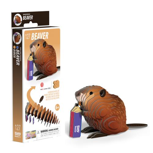 EUGY Beaver 3D Model Kit