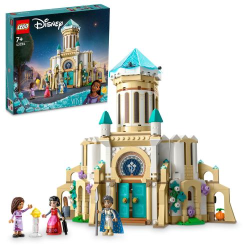 LEGO Disney King Magnifico’s Castle 43224 Building Toy Set (613 Pieces)