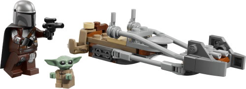 LEGO Star Wars The Mandalorian & Grogu\u2019s Speeder Bike 75436