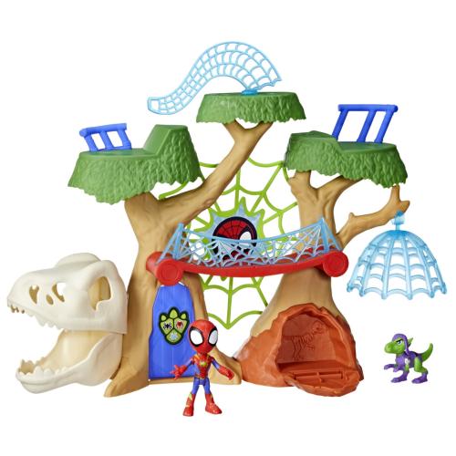 Marvel Spidey and His Amazing Friends Dino-Webs Treehouse