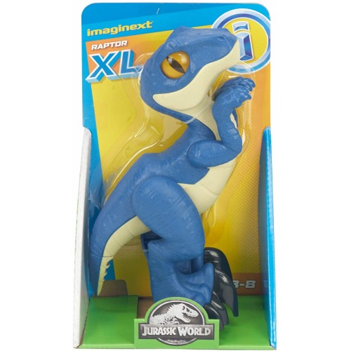 Fisher Price Imaginext Jurassic World Raptor XL Blue