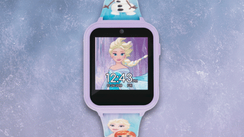 Frozen Printed Strap Interactive Watch