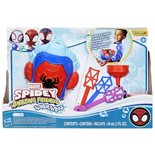 Marvel Spidey and His Amazing Friends Water-Webs Bubble Slinger