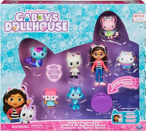 Gabby’s Dollhouse, Deluxe Figure Set with 7 Figures